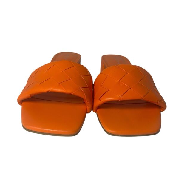 Marc Fisher Braided Heels- Orange - Size 9 M -Fast Shipping - Picture 3 of 16